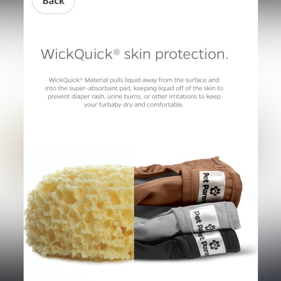 Pet Parents® Washable Dog Diapers (3pack) + Extenders 
NEW - Picture 3 of 10